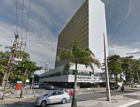 Prefeitura do Recife. Foto: Reprodução/Google Maps