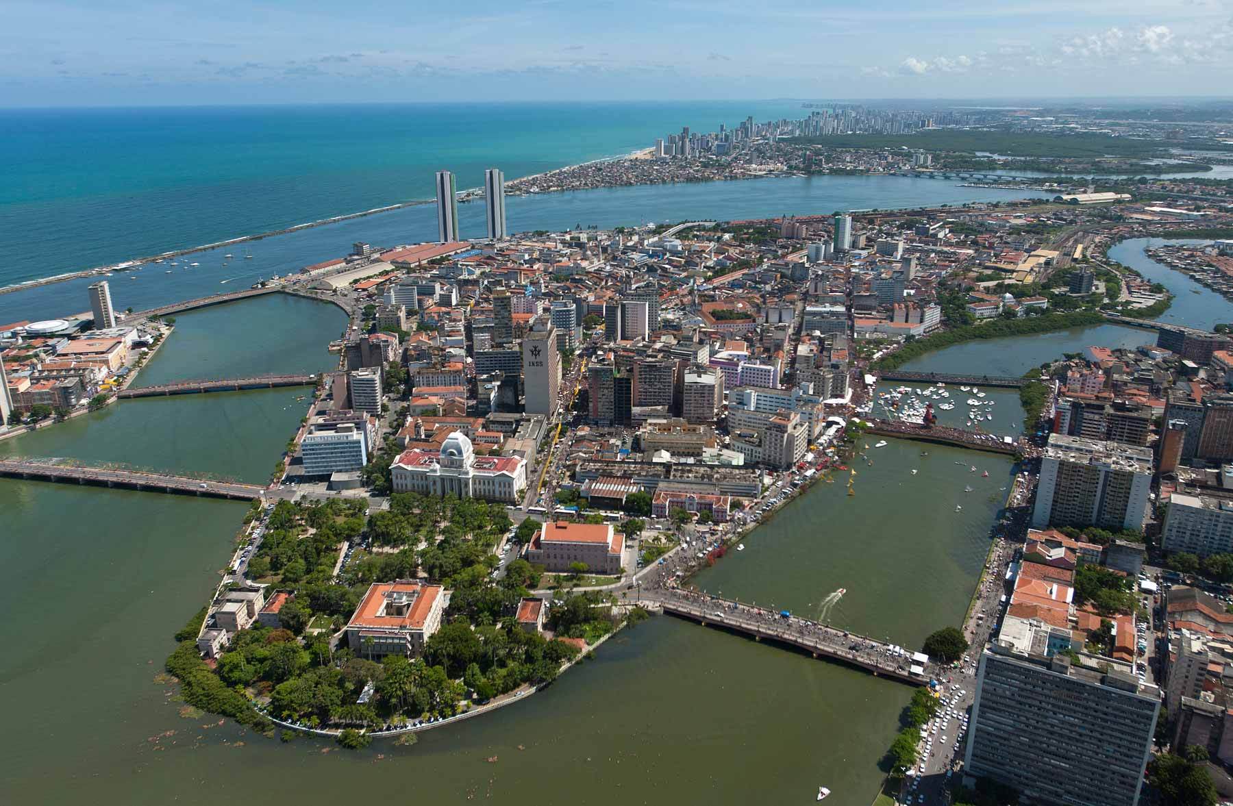 Recife: 16ª posição no ranking de cidades mais vulneráveis do mundo quando se trata de mudança climática. Foto: Reprodução